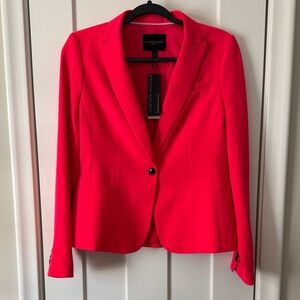 Banana Republic Bright Red Tailored Blazer